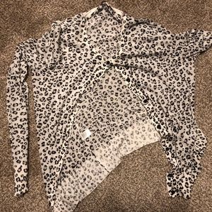 Cheetah-Print Cardigan